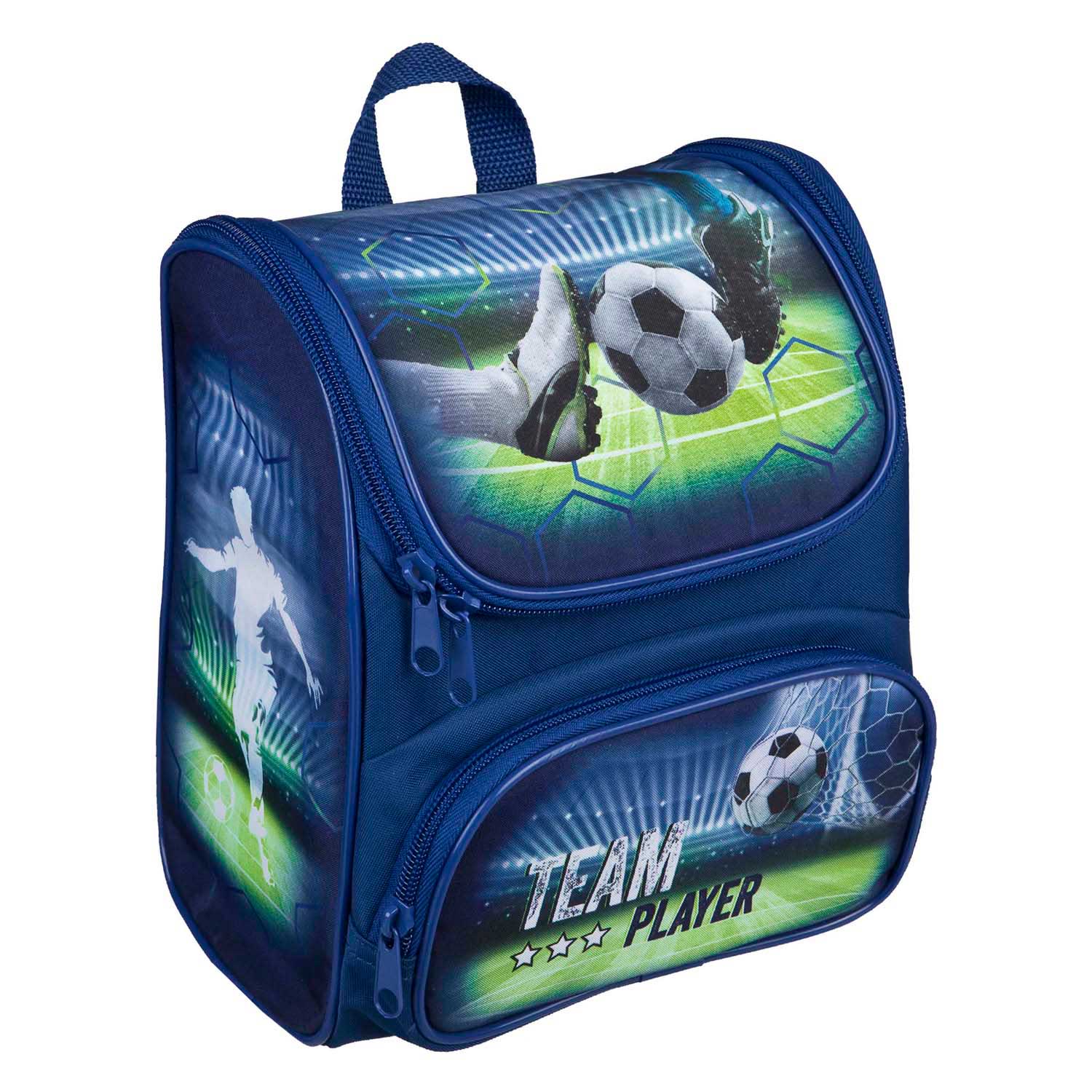 Football Kids Backpack – Blue