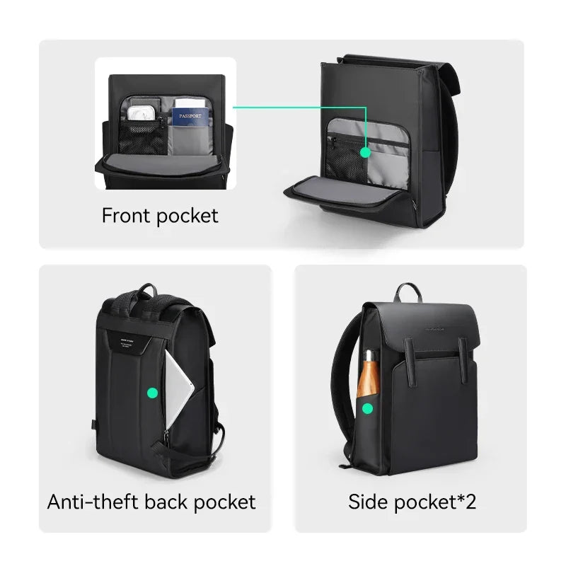 Classic Laptop Backpack – Black
