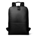 Skald Pebbled Leather Backpack – Black